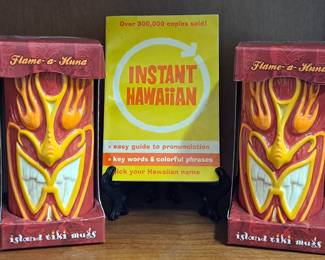 Cool Tiki Mugs And Hawaiian Language Book 