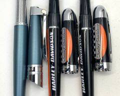 Three Harley Davidson Fountain Pens
