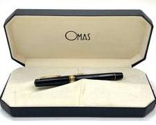 Omas Extra Black Italian Fountain Pen Boxed
