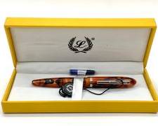 Laban Black and Orange Boxed Fountain Pen
