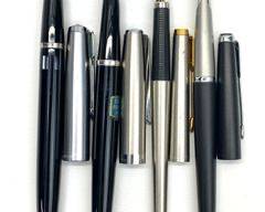 Lot of Four Parker Fountain Pens
