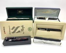 Five Fountain Pens Various Makers Boxed
