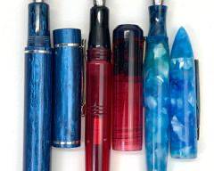 Three Assorted Contemporary Fountain Pens

