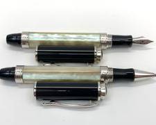 Libelle Contemporary MOP Fountain and Ballpoint Pen Pair
