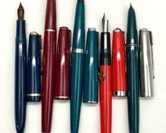 Four Parker Fountain Pens
