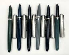 Vintage Parker Fountain Pen Lot of Six Including Model 51
