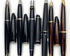 Three Pairs Waterman Fountain and Ballpoint Pen Sets
