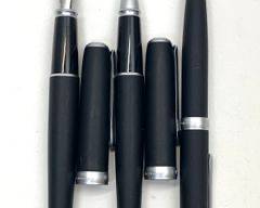 3pce Diplomat Black Fountain and Ballpoint Pen Plus Mechanical Pencil
