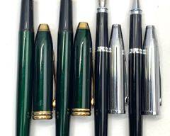 Two Cross Fountain & Ballpoint Pen Sets Pairs
