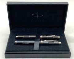 Pair Parker France Fountain & Ballpoint Pen Boxed Set
