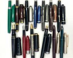Thirteen Piece Fountain Pen and Ballpoint Lot
