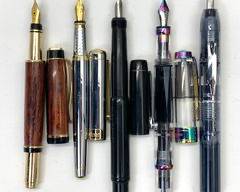 Five Piece Contemporary Fountain Pen Lot

