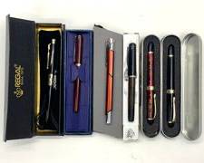 Six Assorted Fountain Pens Germany Boxed
