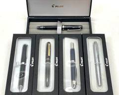Four Pilot Fountain and One Ballpoint Pen
