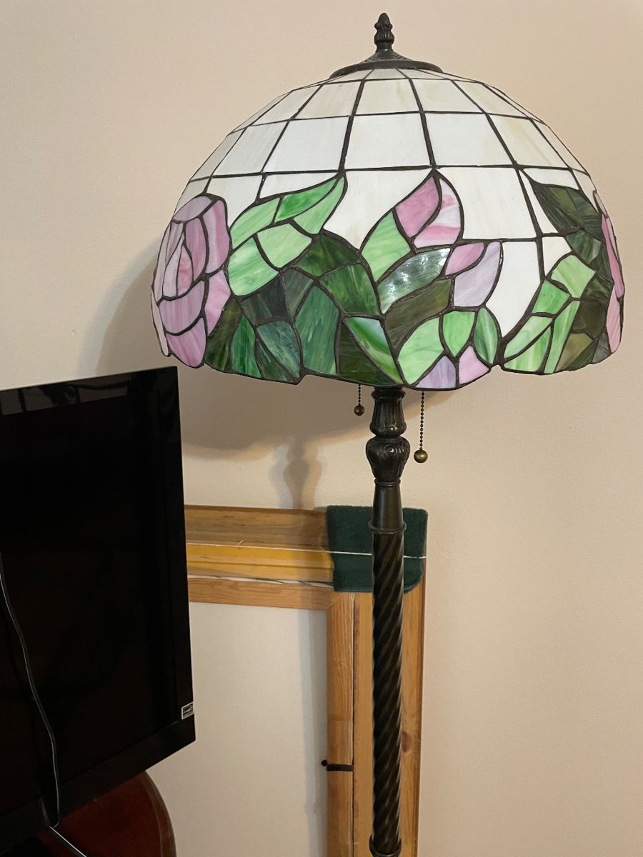 stained glass floor lamp