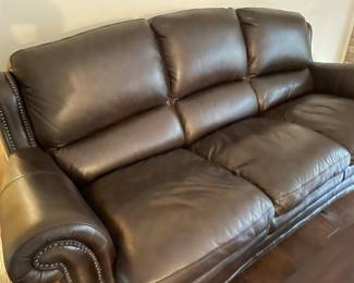 nice leather sofa