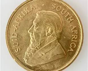 South Africa 1975 Krugerrand 1 Troy Oz Gold
