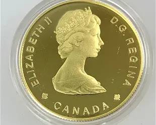 Canada 1984 Jacques Cartier $100 16.965g .917 Gold
