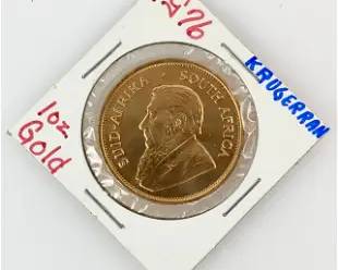 South Africa 1976 Krugerrand 1 Troy Oz Gold
