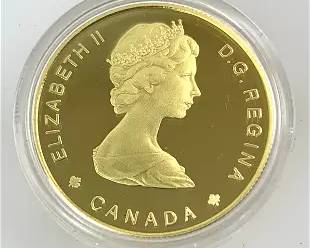 Canada 1984 Jacques Cartier $100 16.965g .917 Gold
