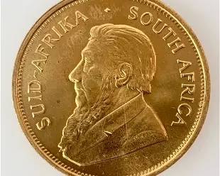 South Africa 1975 Krugerrand 1 Troy Oz Gold
