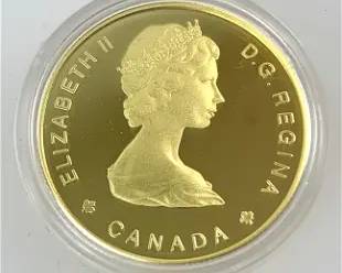 Canada 1984 Jacques Cartier $100 16.965g .917 Gold
