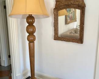 Oversized Wood Floor Lamp