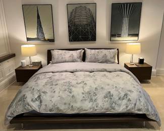 King Platform Bed ~ Calligaris Bedroom Suite