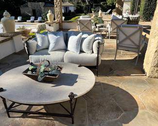 Michael Taylor Stone Coffee Table