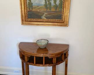 Demi-lune Wood Table