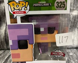 Alex in enchanted armor minecraft funko pop