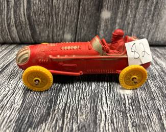 rubber race car