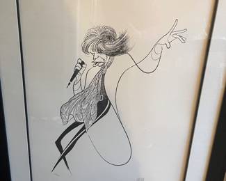 Vintage Hirschfeld Mick Jagger