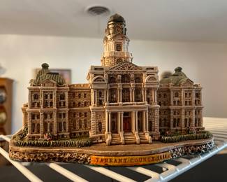 Model Tarrant County Courthouse Texiana Collectibles 