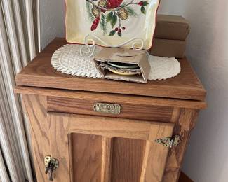 Vintage Ice Box by White Clad with swivel top