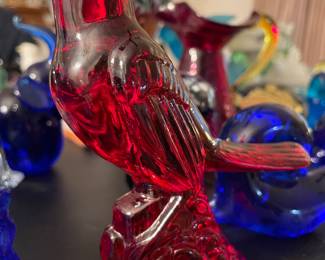 Vintage Mosser Glass Cardinal 