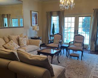 Slipper chairs set 
Couch 
Arm chairs set 
