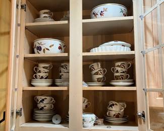 Evesham dishes , complete sets 