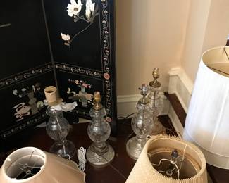 Wedgewood lamps /shades 