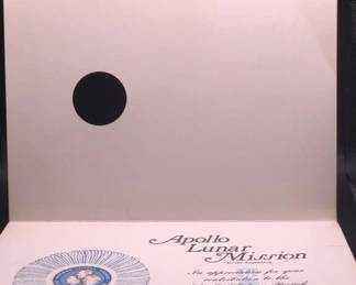 1968 NASA Autographed frank borman