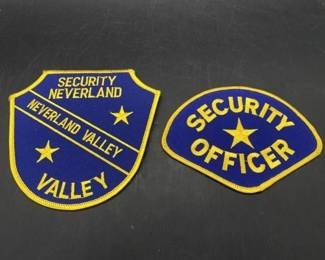 RARE Michael Jackson Neverland Security Patches