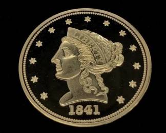 US Liberian 1841 Gold Coin