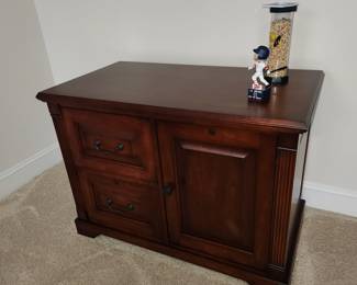 home office file cabinet. located in garage