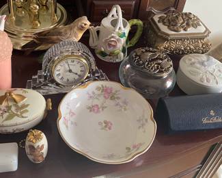 Powder Dishes, Trinket Boxes and More