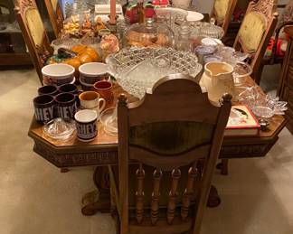Dining Room Table with Six Chairs