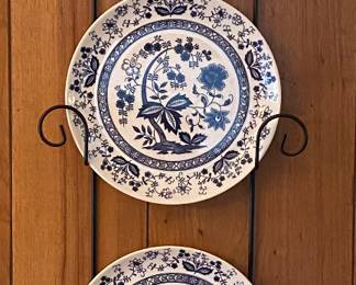 Blue Onion Plates