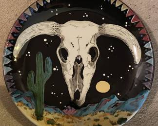 Large Ming Ware Santa Fe New Mexico Platter