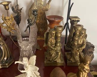 Assorted Candleholders and Figurines