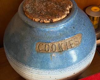 Pottery Cookie Jar