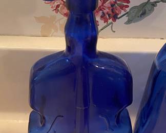 Blue Violin Bottle